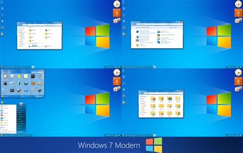 Windows 7 Modern Theme For Windows 10 By Protheme On Deviantart