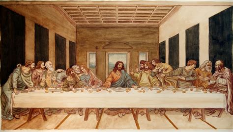 Last Supper Pencil Drawing At Free For