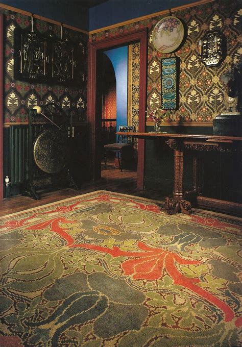 A Beautiful Arts And Crafts Rug Goes Delightfully Well With This