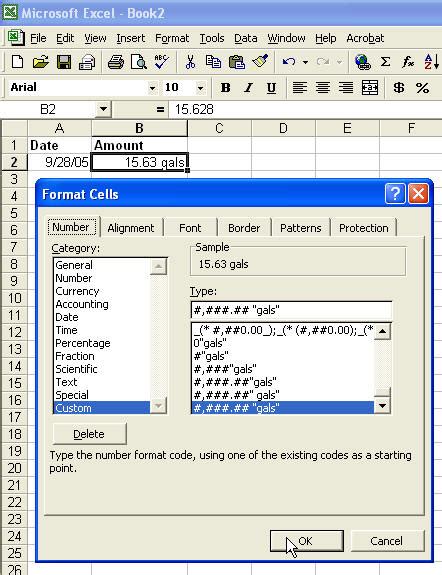 Excel Format Cells Custom