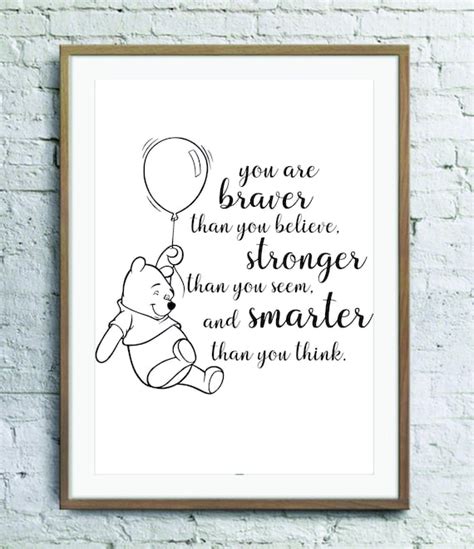 always remember you re braver smarter and stronger winnie the pooh quote svg png wood sign