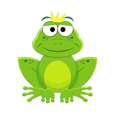 Frog Prince Vector Stock Vector Illustration Of Amphibian 9872221