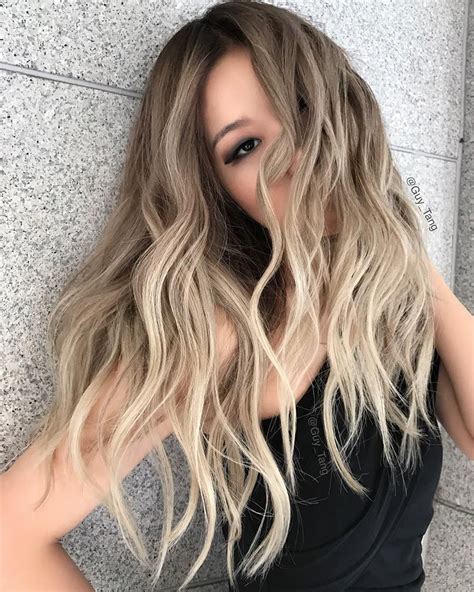 Blond Balayage Asian Hair Beverley Tower