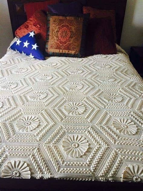 Pin By Jada D Hughes On Crochet Crochet Bedspread Pattern Crochet