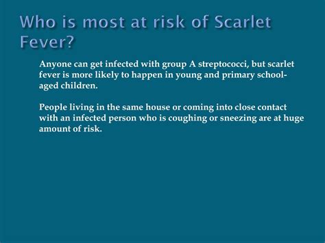 ppt scarlet fever causes symptoms treatment and prevention powerpoint presentation id 8008648