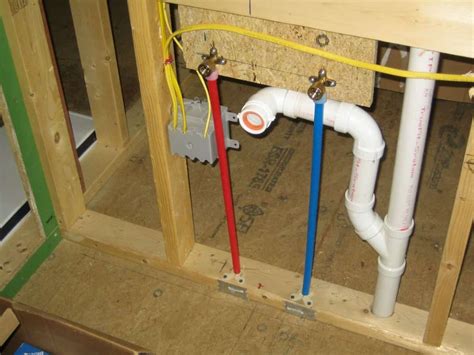 What Is The Rough In Height For Sink Drains Upgraded Home Plumbing Rough In Bathroom Sink