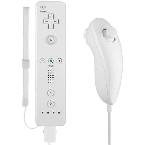 Remote Wiimote Nunchuck Controller Set Combo For Nintendo Wiiwii U