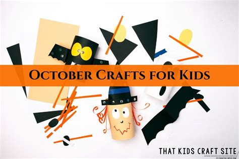 October Crafts For Kids October Preschool Crafts That Kids Craft Site