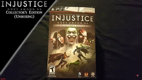 Injustice Gods Among Us Collectors Edition Unboxing