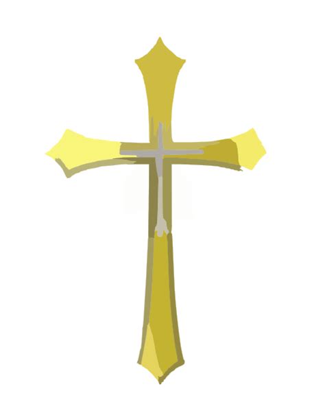 Gold Cross Clip Art At Vector Clip Art Online