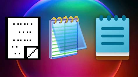 Windows Icon Evolution Notepad Icon My Computer Tin Hoc Van Phong