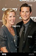 Bear Grylls and wife Shara arrive at the Discovery Channel press ...