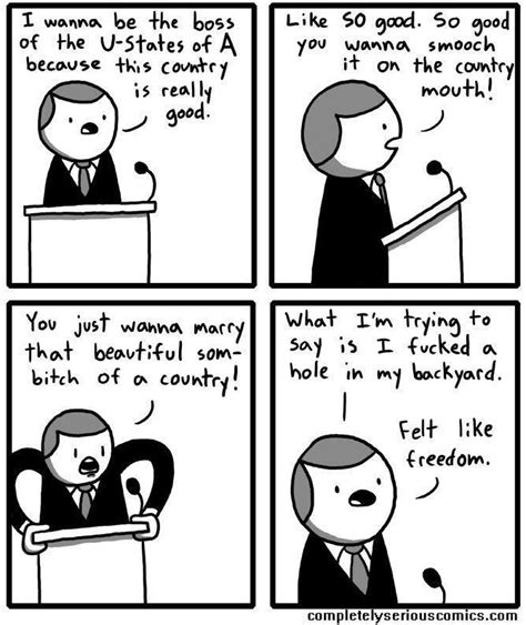 Felt Like Freedom Funny Comic Strips Funny Pictures Funny Jokes