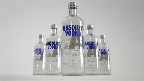 Absolut Vodka Bottle On Behance