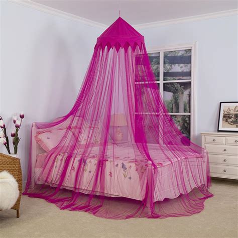 Remember the post of joyful ideas kids bed tents? Baby Mosquito Net Dome Crown Bed Canopy Kids Round ...