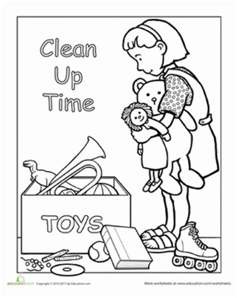 Neaten, square away, tidy, tidy up, straighten, straighten out. Clean Up After Yourself | Manners preschool, Preschool ...