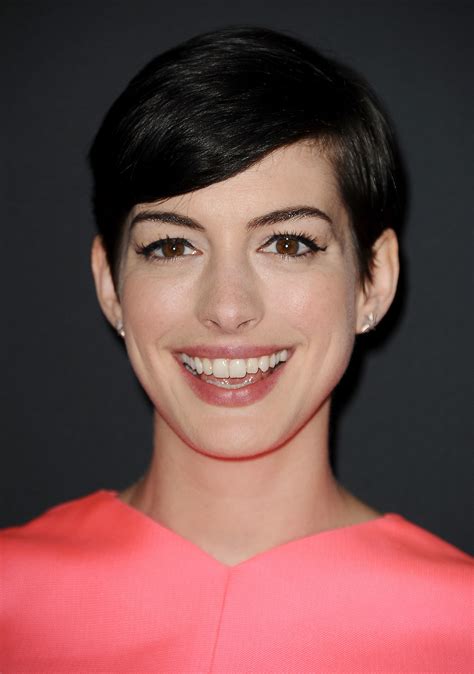 In The Past Year Anne Hathaway Cut Off Her Hair And Even
