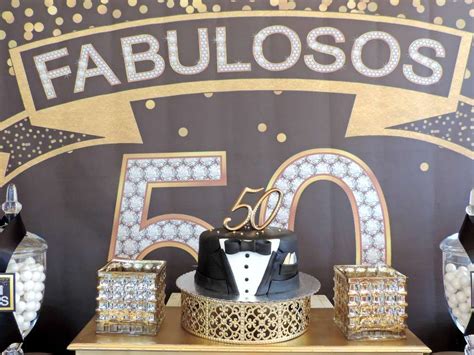 Black And Gold Tuxedo Birthday Party Ideas Photo 12 Of 39 Gold