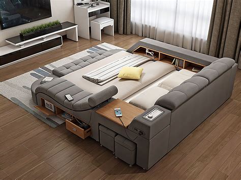 Hariana Tech Smart Ultimate Bed All In One Bed One Bed Futuristic