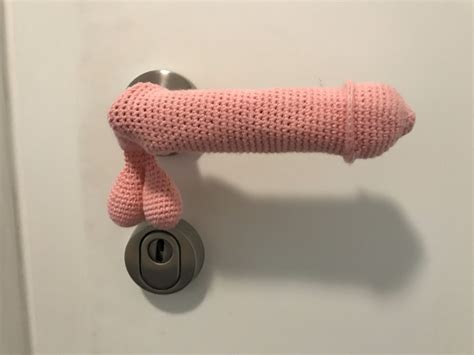 crochet pattern penis door handle cover pdf etsy canada