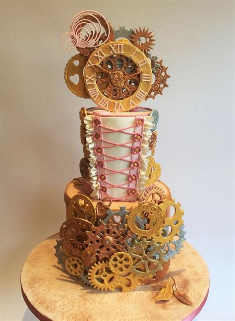 Steampunk Cake Decorated Cake By Vida Cakes Cakesdecor