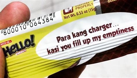Jack N Jills Hello Wafers Hugot Quotes On Wrappers