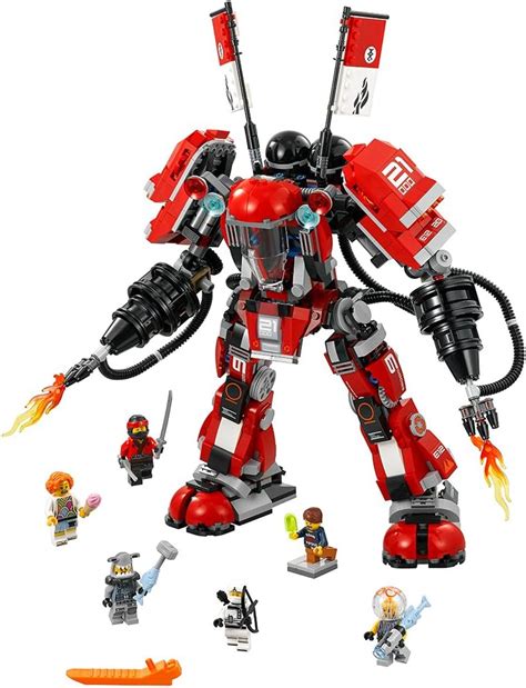 Lego Ninjago Movie 944 Piece Fire Mech Construction Set 70615 Amazon