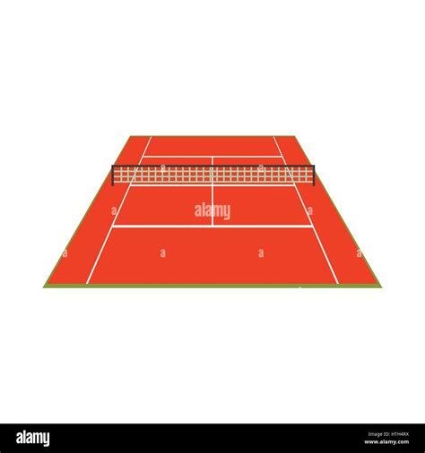 Tennis Court Icon Stock Vector Image And Art Alamy