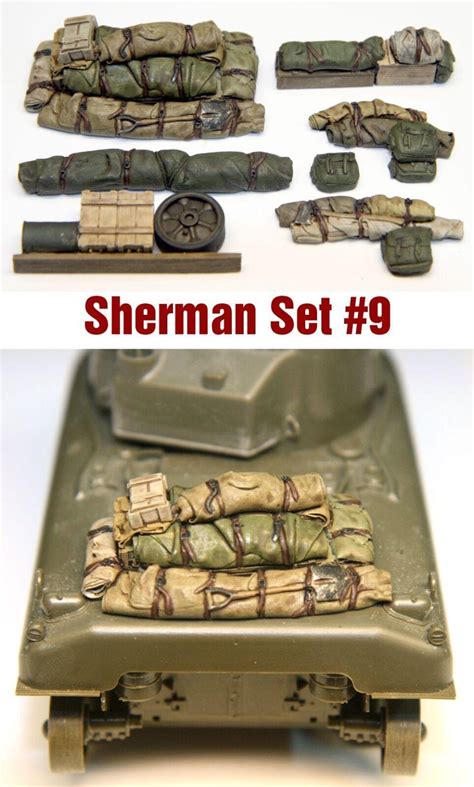 135 Scale Sherman Engine Deck Set 9 Value Gear Details Resin