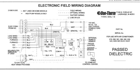 Coleman two wire thermostat wiring. Dometic Digital thermostat Wiring Diagram Gallery