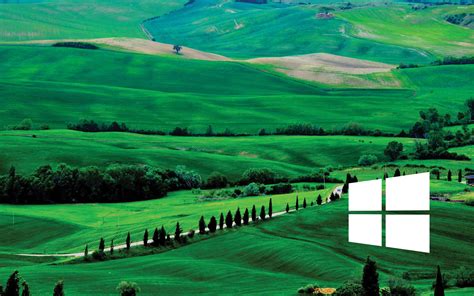 Windows Green Hills Background