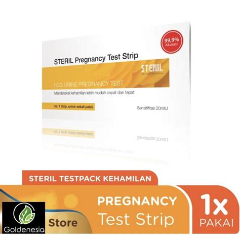 Jual Steril Pregnancy Test Strip Tespek Test Pack Tes Kehamilan