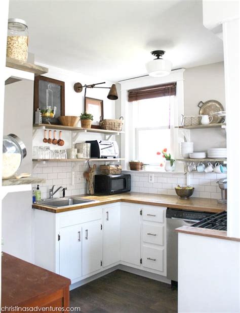 Here we go, small kitchen remodel before and after could be made by using glass doors. 15 Inspiring Before After Kitchen Remodel Ideas (Must See ...