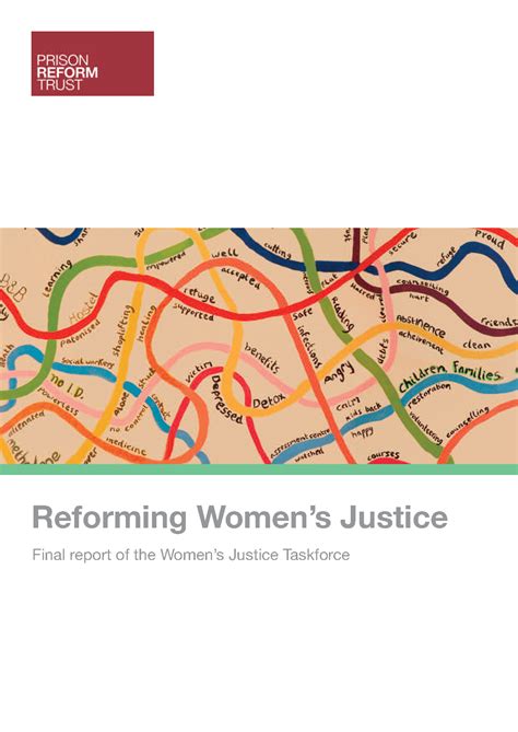 Reforming Women S Justice Final Report Of The Women S Justice Taskforce Prison Reform Trust