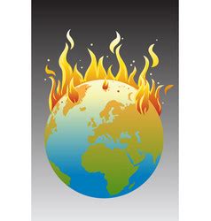 Global Warming Infographics Royalty Free Vector Image