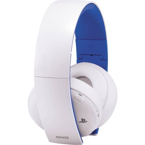 Sony Playstation Gold Wireless Headset White 3000438 Bandh Photo