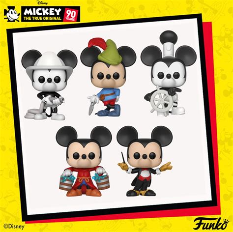 Mickey 90 Years Pop Originalfunko Disney 90th Anniversary Vinyl