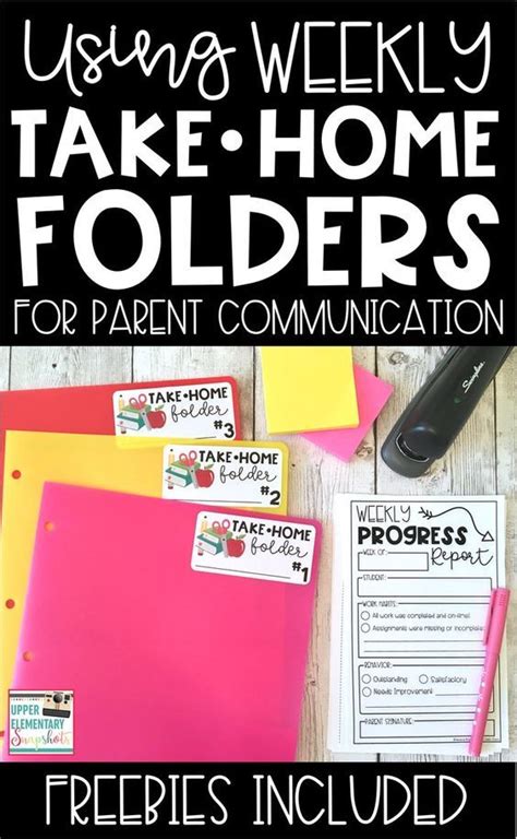Using Take Home Folders For Parent Communication Elementary Classroom