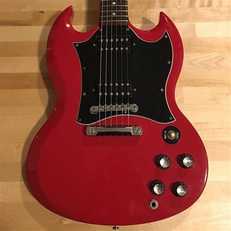 Brian dreamed of a guitar that would outperform any of the existing commercially made electric guitars; Gibson SG Special 1996 Ferrari Red | Stokkers' Musical | Reverb