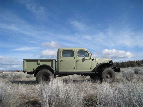 Derived from the dodge 3/4 ton wc series. 1949 Dodge Power Wagon | Gentlemint