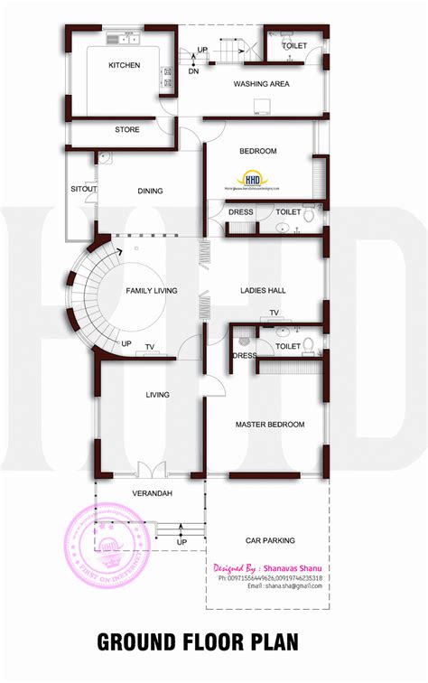 Beautiful Contemporary Home Plan Kerala Home Design And