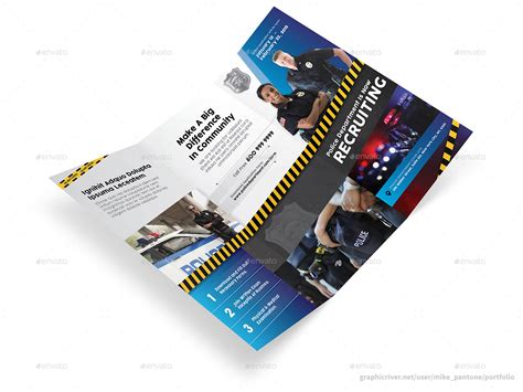 Police Trifold Brochure By Mikepantone Graphicriver
