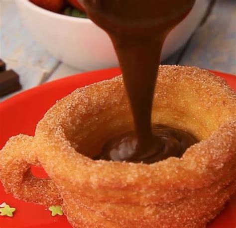 Recipe Hot Chocolate Churro Cups