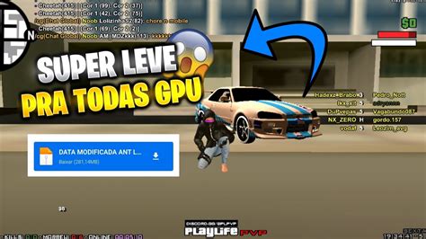 Data Modificada Super Leve Ant Lag Pra Todas Gpu Youtube