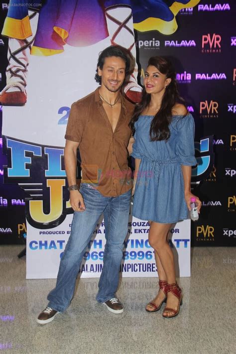 Tiger Shroff And Jacqueline Fernandez During The Audio Launch Of Beat