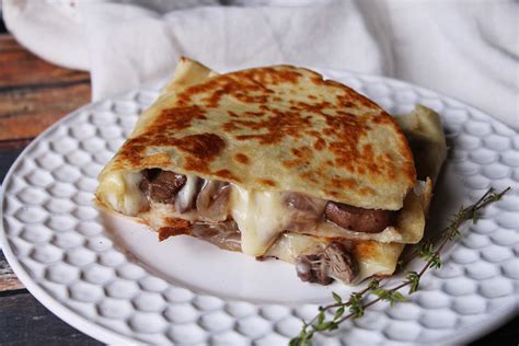 Leftover Steak Quesadillas Baked Broiled And Basted