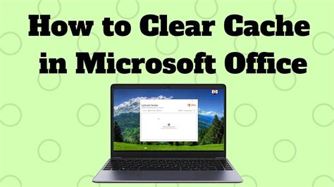How To Clear Cache In Microsoft Office YouTube
