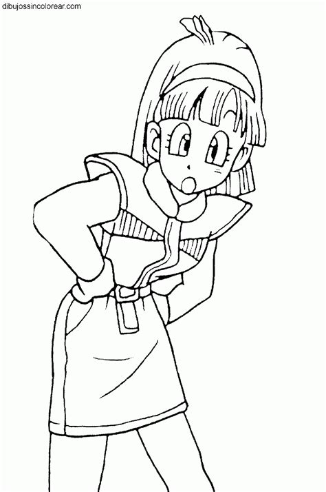 Dibujo De Bulma Para Imprimir Y Colorear Dibujando Con Vani Pdmrea Reverasite