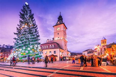 Brasov Romania Beautiful Christmas Market In Transylvania Eastern