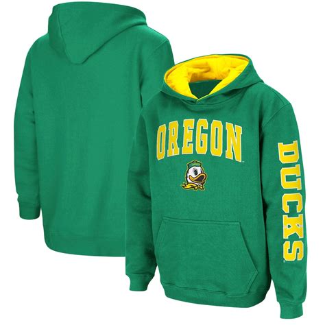 Youth Colosseum Green Oregon Ducks 2 Hit Team Hoodie Glj